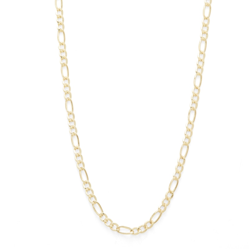 14K Hollow Gold Figaro Chain - 22"