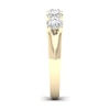 Thumbnail Image 2 of ​​​​​​​​​​​​​​10K Solid Gold 1 CT. T.W. Lab-Created Diamond Five Stone Ring