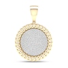Thumbnail Image 0 of 10K Solid Gold 1 1/2 CT. T.W. Lab-Created Diamond Medallion Necklace Charm