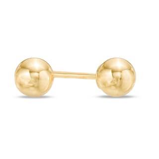 Child's 10K Gold 4mm Ball Stud Earrings