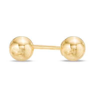 Child's 10K Gold 4mm Ball Stud Earrings