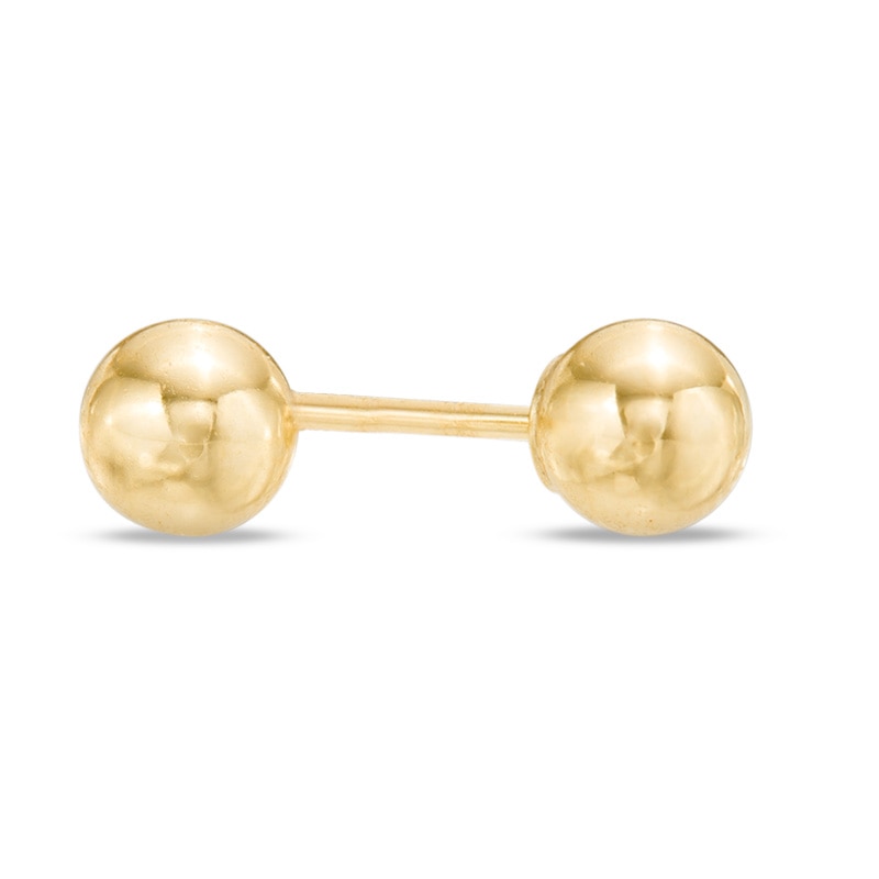 Child's 10K Gold 4mm Ball Stud Earrings