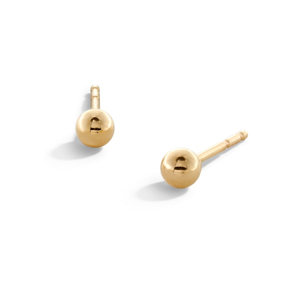 10K Gold Ball Studs