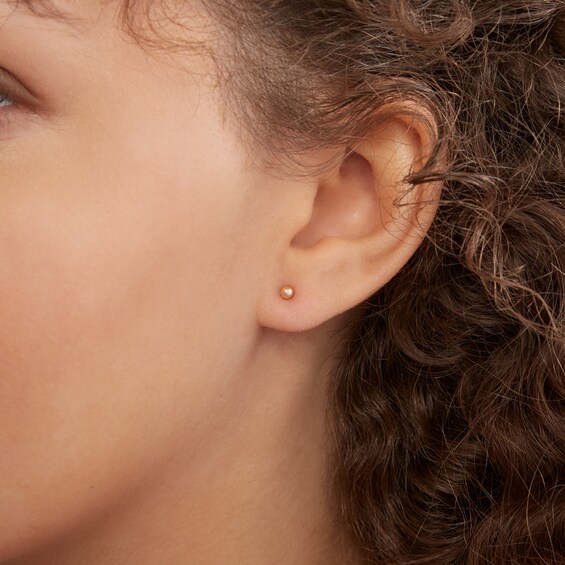 10K Gold Ball Studs