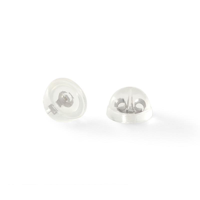 10K White Gold 3mm Ball Stud Earrings