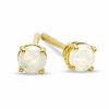 Thumbnail Image 1 of 3mm Opal Stud Earrings in 14K Gold