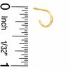 Thumbnail Image 2 of Child's Hoop Earrings in 14K Gold