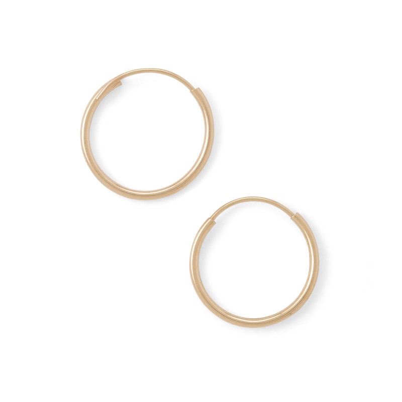 Main Image 2 of 10K Gold Continuous Hoops