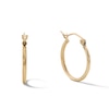 Thumbnail Image 1 of 10K Gold 17.5mm Hoop Earrings
