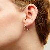 Thumbnail Image 2 of 10K Gold 17.5mm Hoop Earrings