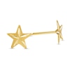 10K Gold Star Stud Earrings