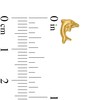 Child's Dolphin Stud Earrings in 10K Gold