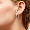 Thumbnail Image 2 of 10K Hollow Gold Twisted Hoops