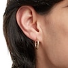 Thumbnail Image 3 of 10K Hollow Gold Twisted Hoops