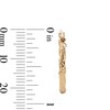 Thumbnail Image 4 of 10K Hollow Gold Twisted Hoops