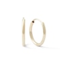 10K Gold 15.5mm Medium Continuous Hoop Earrings
