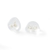 Thumbnail Image 2 of 10K Solid Gold Lab Created Purple Sapphire Solitaire Studs