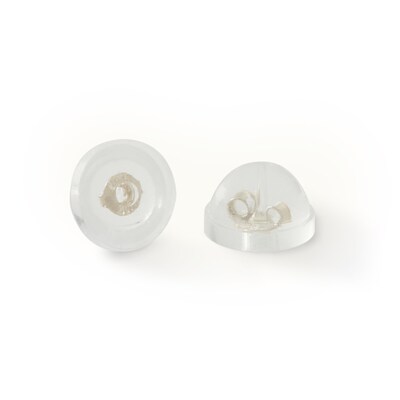 10K Solid Gold 4mm Simulated Aquamarine Solitaire Studs