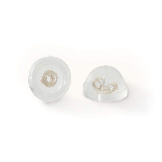 10K Solid Gold 4mm Simulated Aquamarine Solitaire Studs