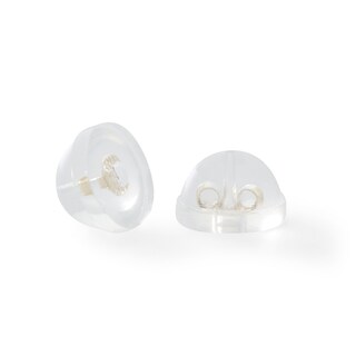 10K Solid Gold 4mm Blue Lab-Created Sapphire Solitaire Studs