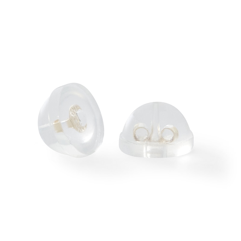 Main Image 2 of 4mm Lab-Created Sapphire Stud Earrings in 10K Gold