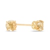 Thumbnail Image 0 of 4mm Citrine Stud Earrings in 10K Gold