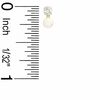 Child's Cubic Zirconia and Cultured Freshwater Pearl Stud Earrings in 10K Gold