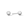 Thumbnail Image 0 of 10K White Gold 4mm Ball Stud Earrings