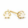 Thumbnail Image 1 of 3mm Freshwater Cultured Pearl Stud Earrings in 10K Gold