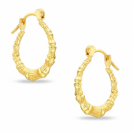 アクセサリー anuke Bamboo Hoop Pierce(Medium) ànuke online store（アンヌーク） / Bamboo Hoop Pierce(Medium