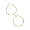 Thumbnail Image 1 of 10K Tube Hollow Gold Hoops