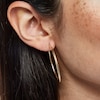 Thumbnail Image 2 of 10K Tube Hollow Gold Hoops