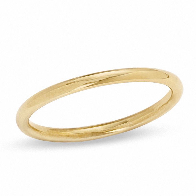 Child's Plain Band in 10K Gold - Size 1