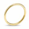 Thumbnail Image 2 of Child's Plain Band in 10K Gold - Size 1