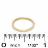 Thumbnail Image 3 of Child's Plain Band in 10K Gold - Size 1