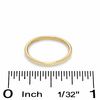 Thumbnail Image 2 of Child's Plain Band in 10K Gold - Size 1