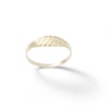 Thumbnail Image 1 of Child's Textured Ring in 10K Gold - Size 1