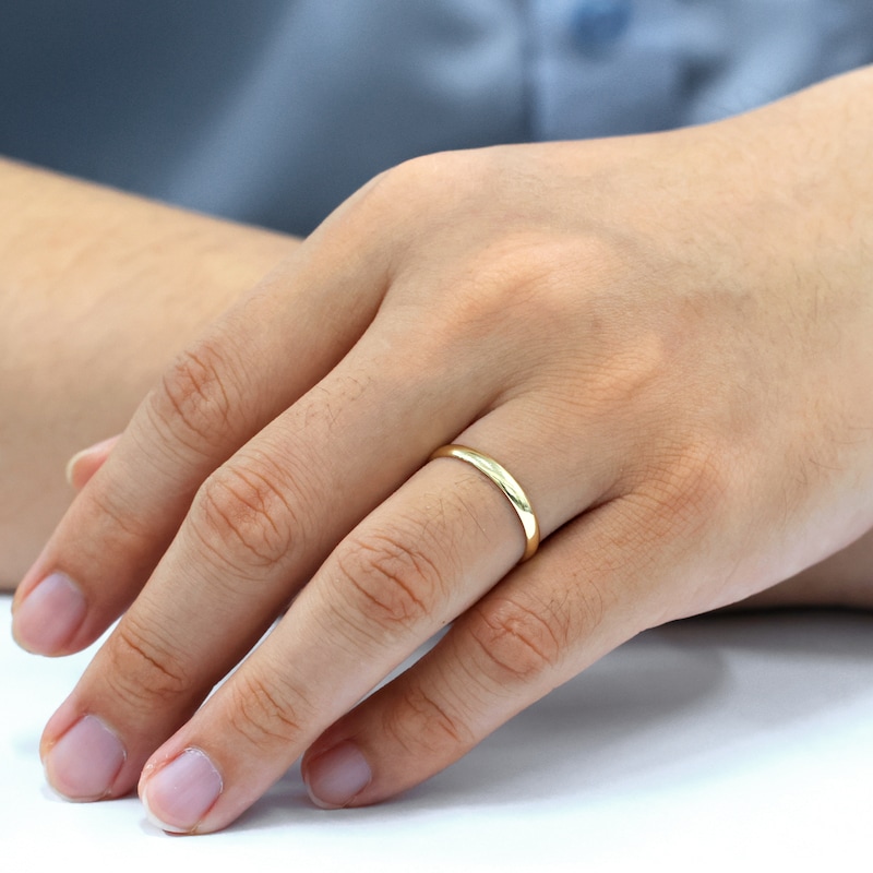 Main Image 2 of 3mm Wedding Band in 10K Gold