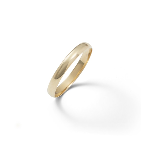 3mm Wedding Band in 10K Gold - Size 10