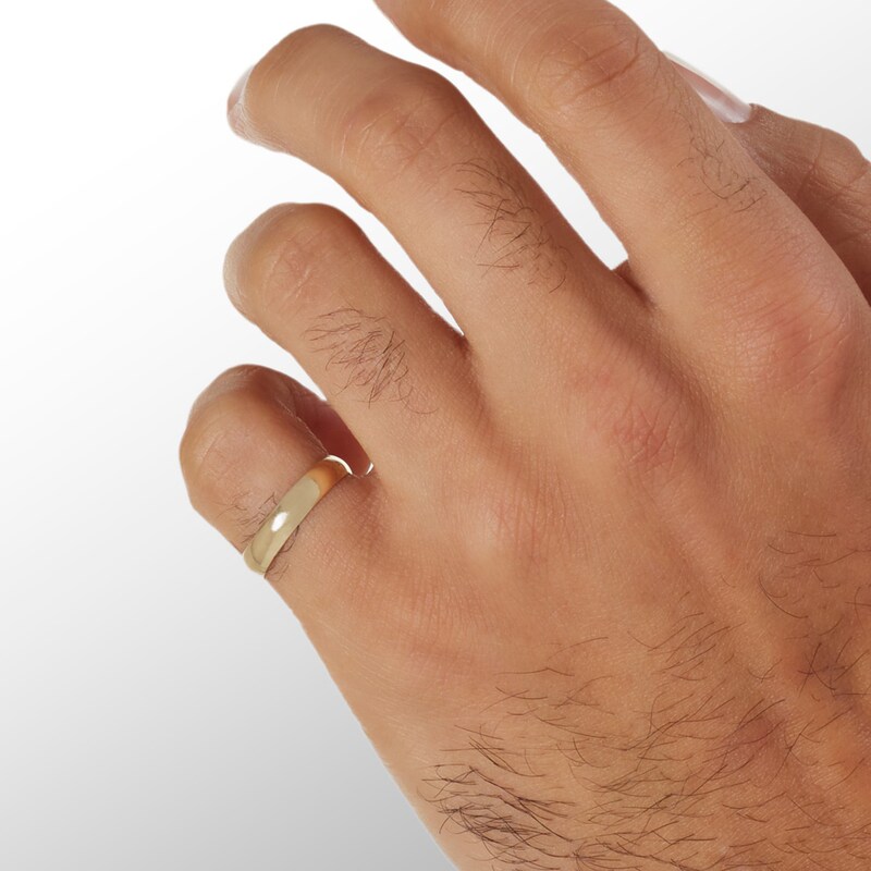4mm Wedding Band in 10K Gold - Size 8