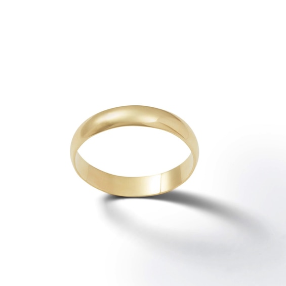 4mm Wedding Band in 10K Gold