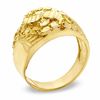 Thumbnail Image 1 of Diamond-Cut Nugget Ring in 10K Gold - Size 10.5