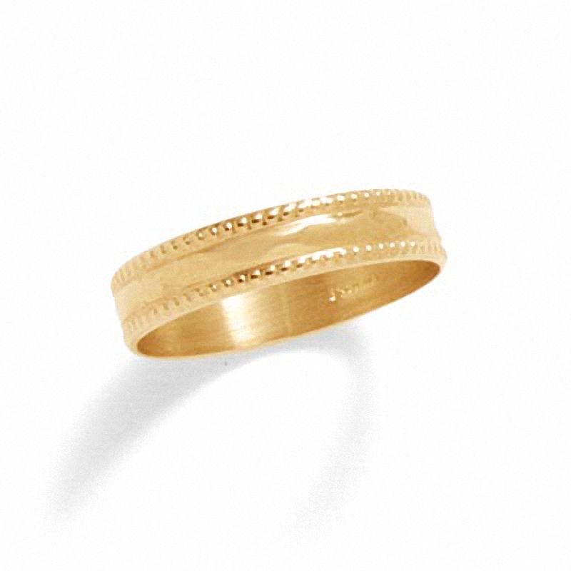 Main Image 1 of Child's 10K Gold Band - Size 2