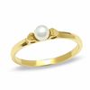 Child's Cultured Freshwater Pearl Ring in 10K Gold - Size 3.5