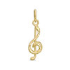 Thumbnail Image 0 of Treble Clef Charm in 10K Gold
