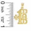 Thumbnail Image 2 of #1 DAD Vertical Charm in 10K Gold
