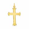 Thumbnail Image 1 of Polished Plain Flare Cross in 14K Gold