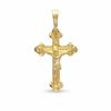 Thumbnail Image 1 of Etched Crucifix Charm in 10K Gold