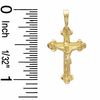 Thumbnail Image 2 of Etched Crucifix Charm in 10K Gold