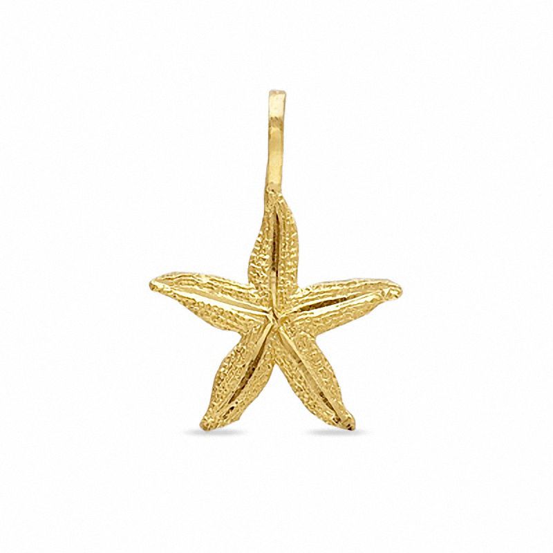 Starfish Charm in 10K Gold